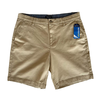 Nautica Men Formal Shorts Beige