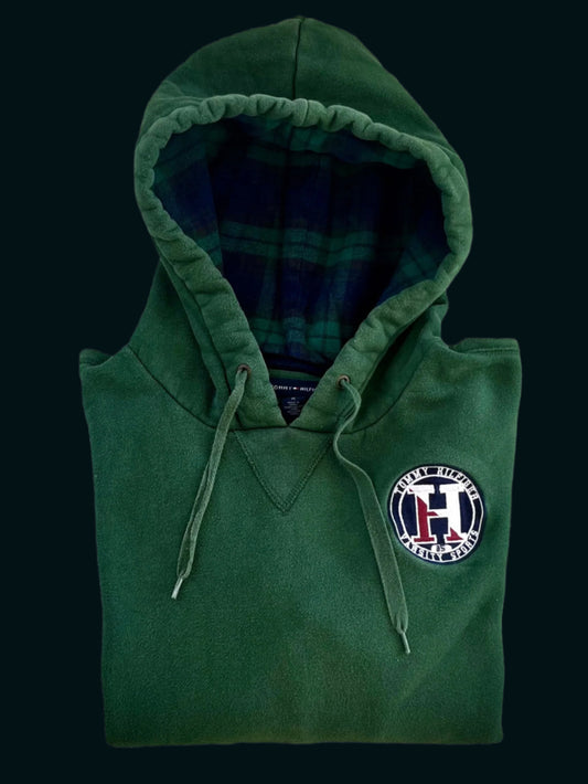 VTG Tommy Hilfiger Hoodie Dark Green