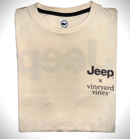 Vineyard Vines Jeep T-Shirt Beige