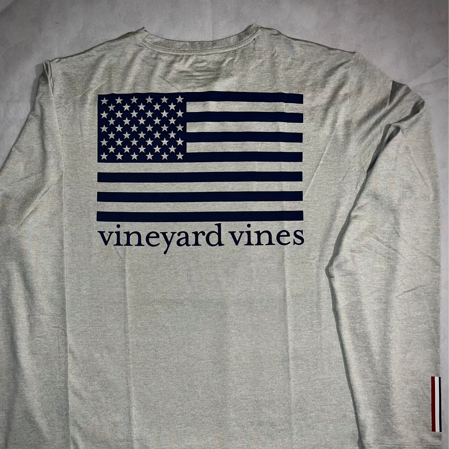 Vineyard Vines Long Sleeve Tee Gray