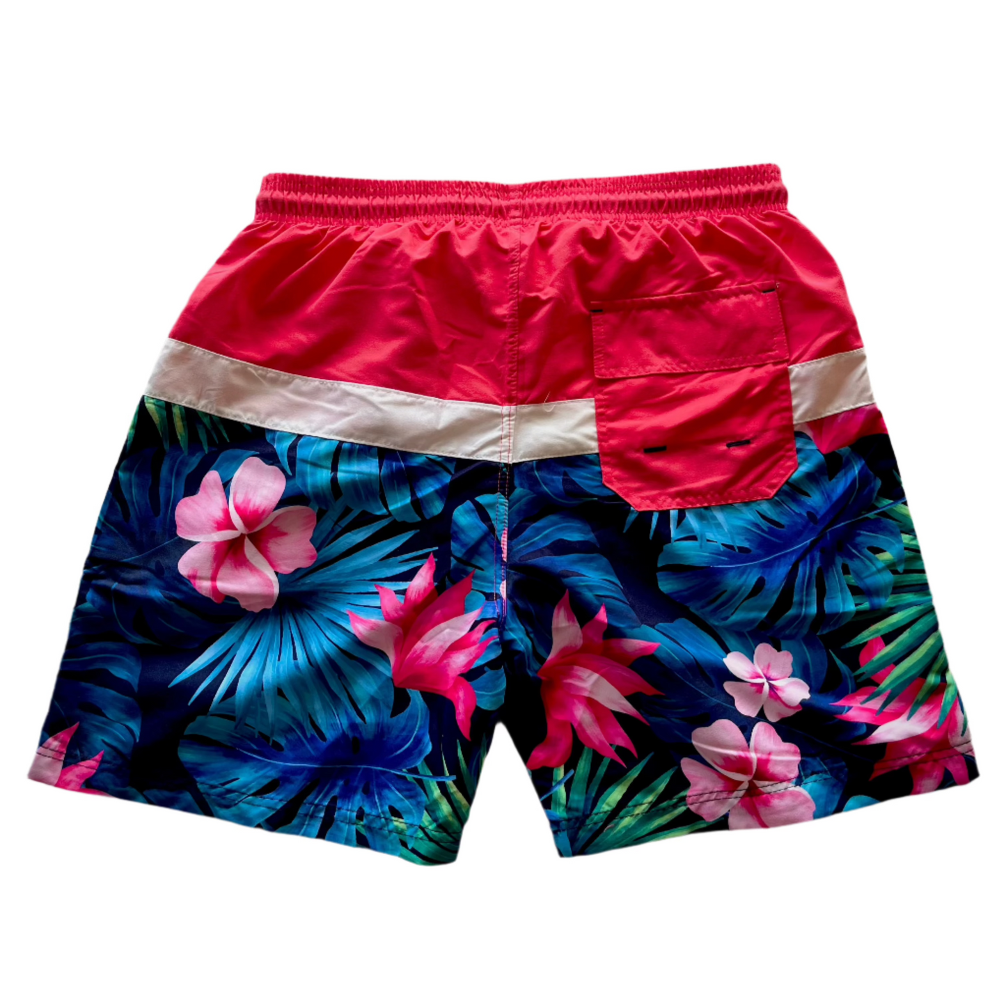 U.S Polo Assn. Men Swim Shorts Tropical Colorblock