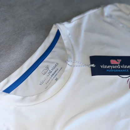 Vineyard Vines Performance Long Sleeve Tee White