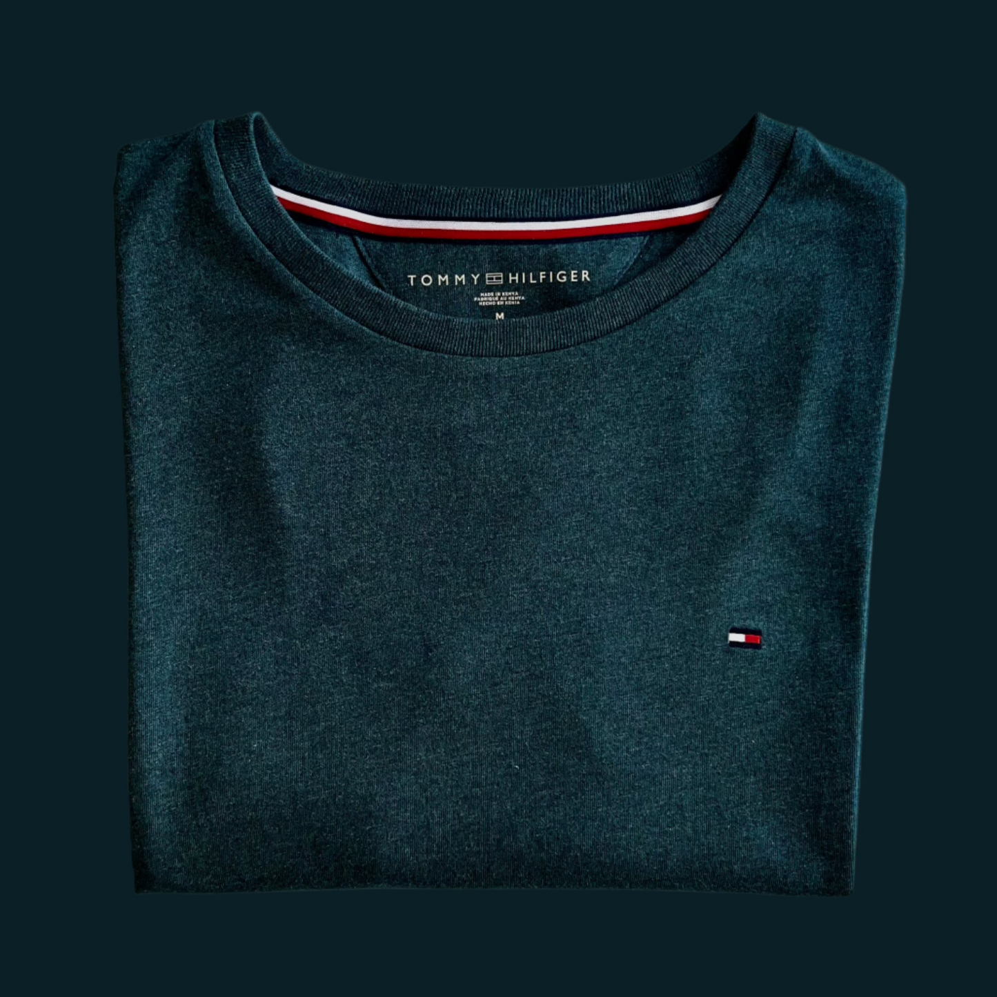 Tommy Hilfiger Simple T-Shirt Teal Heather