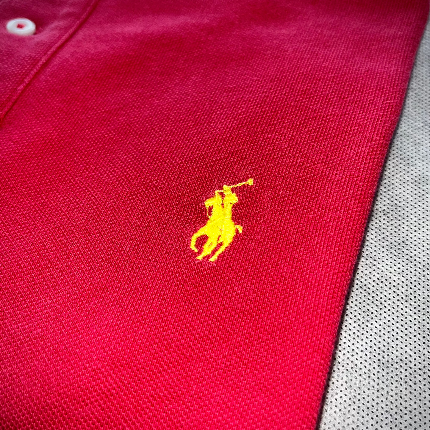 Ralph Lauren Polo Shirt Preppy Red