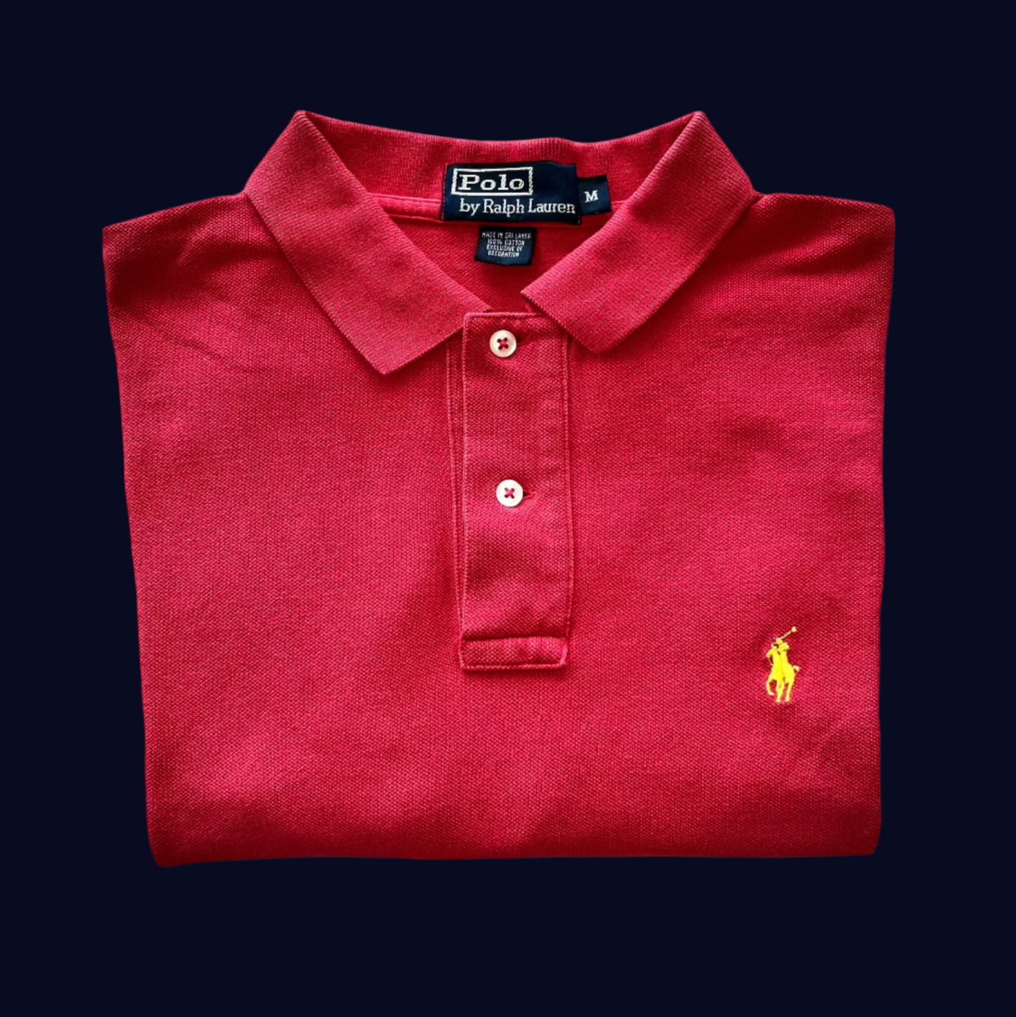 Ralph Lauren Polo Shirt Preppy Red