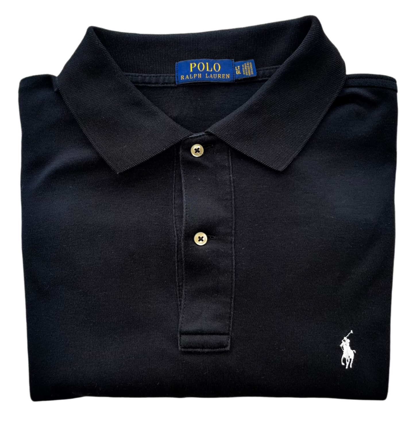 Ralph Lauren Polo Shirt Preppy Black