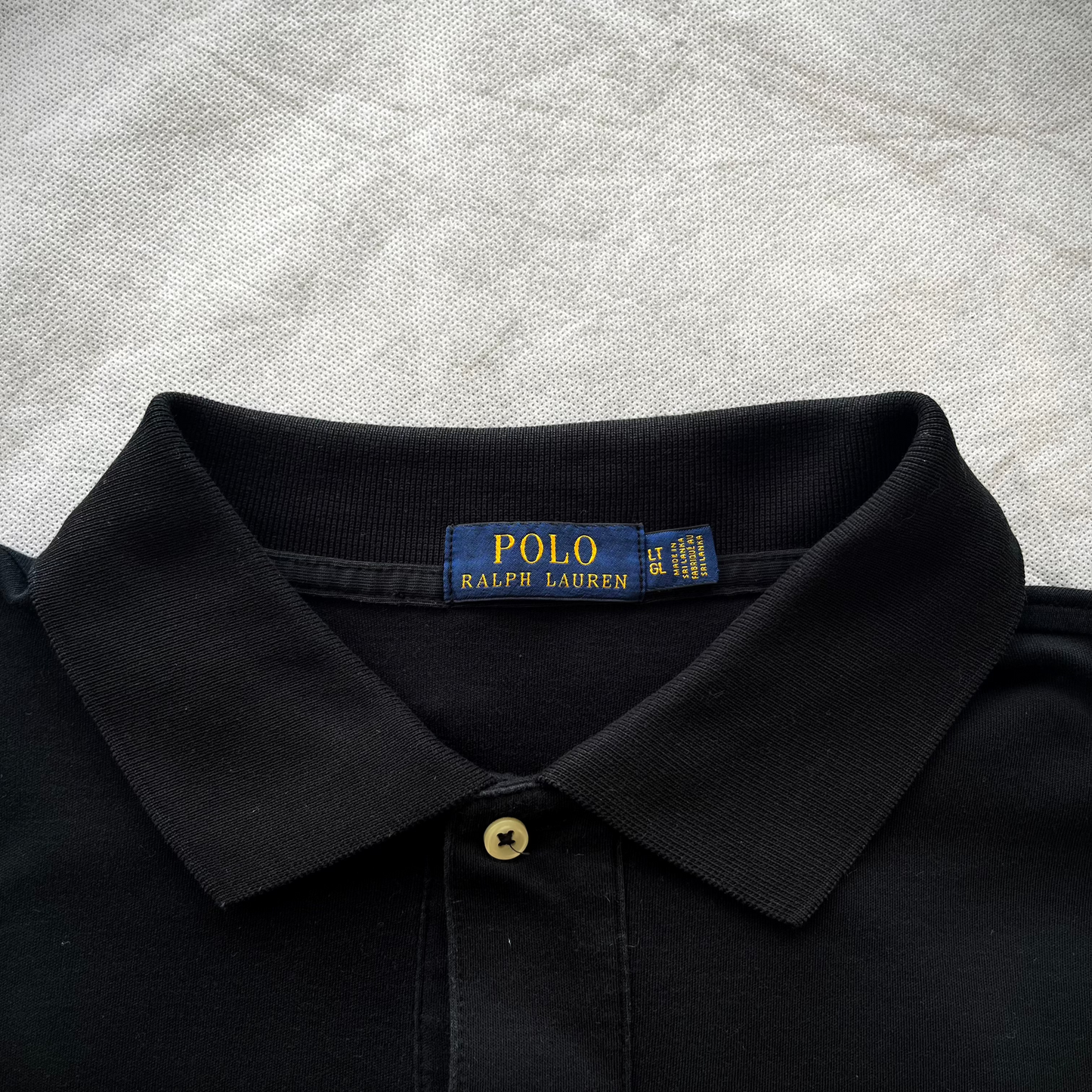 Ralph Lauren Polo Shirt Preppy Black